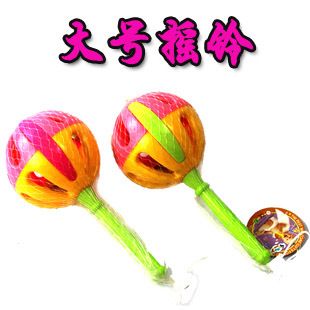 嬰幼兒玩具系列 嬰兒搖鈴?fù)婢?12支裝 寶寶玩具新生兒童益智手搖雙頭鈴手鈴0-1歲
