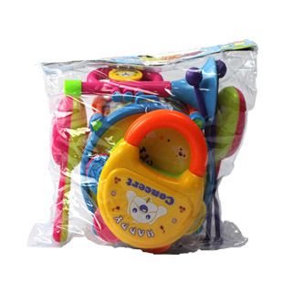 嬰幼兒玩具系列 兒童玩具批發(fā)嬰幼兒歡樂(lè)鼓7件套裝 手搖鈴鼓 手拍樂(lè)器原始圖片3