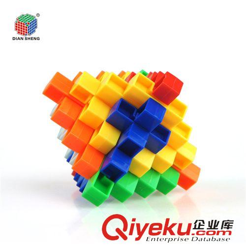 年末鉅惠 點盛5.6cm專業(yè)三階魔方 超輕型白底免貼紙益智玩具 送教程DS-168