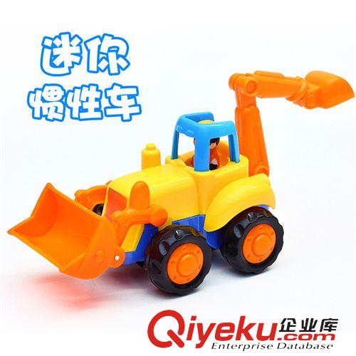 10月上新 大賣 兒童仿真小卡通迷你慣性工程車/推土機拖拉機地攤玩具批發原始圖片2