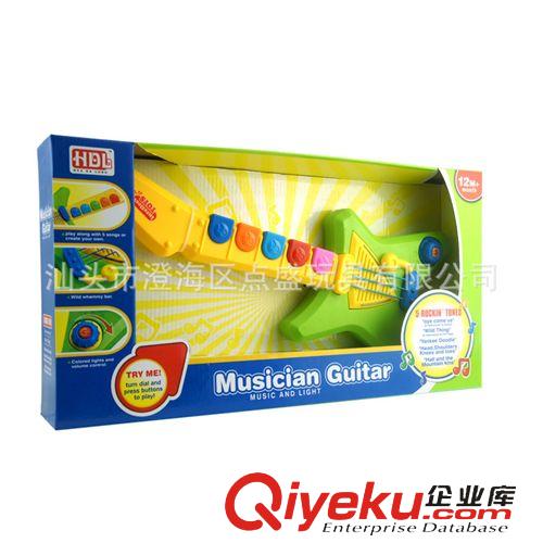 9月上新 廠家直銷 嬰幼兒電動貝斯 兒童益智早教音樂玩具配電池可調(diào)音量原始圖片3