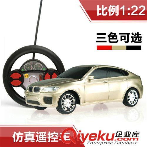 軍事遙控 熱銷仿真寶馬X6帶方向盤1:22遙控汽車模型 兒童電動玩具車202C原始圖片2