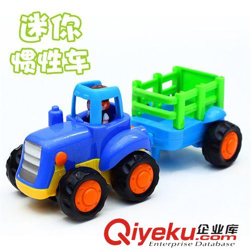 地攤玩具 大賣 兒童仿真小卡通迷你慣性工程車/推土機拖拉機地攤玩具批發(fā)原始圖片3