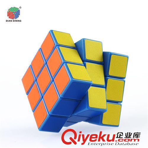 點(diǎn)盛魔方 點(diǎn)盛老牌4.5cm七色彩虹童年實(shí)色三階魔方批發(fā) 貼紙OPP袋裝568原始圖片2