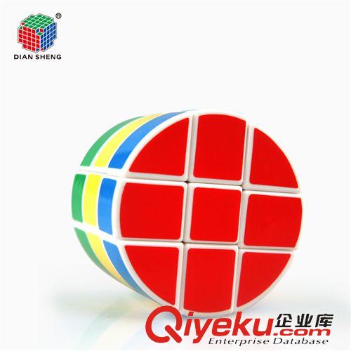 點盛魔方 點盛老牌三階圓柱體黑底/白底異形魔方 不規則專業益智玩具DS-89原始圖片2