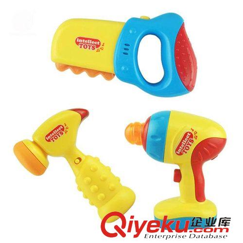 過家家玩具 廠家直銷 嬰幼兒過家家益智玩具 電鋸鉆卡通錘工具組合777-10