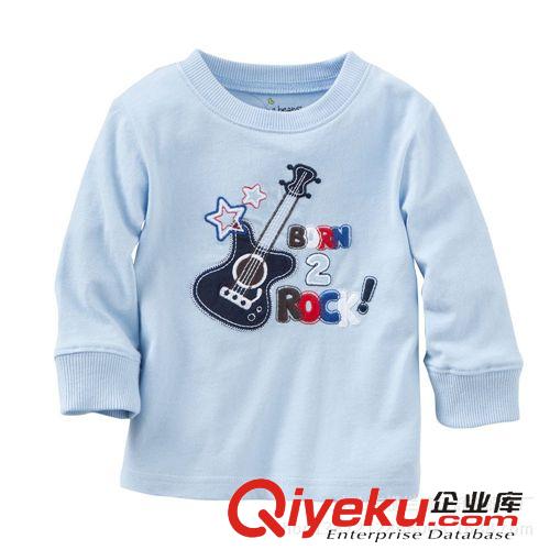 童T恤系列 新童裝批發(fā)廠家直批 2014春裝新款韓版外貿(mào)便宜圓領(lǐng)兒童長(zhǎng)袖T恤原始圖片2