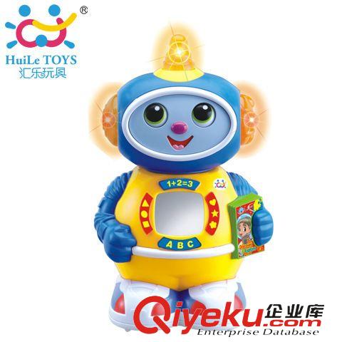 年齡段分類 匯樂太空小博士音樂燈光萬向電動玩具智能機器人1歲兒童玩具tj