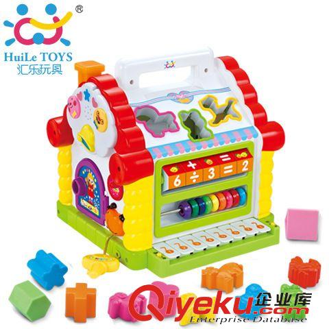 年齡段分類 匯樂玩具739趣味小屋寶寶智慧屋幼兒動物積木兒童早教益智1-3歲原始圖片2
