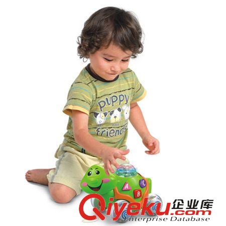 價格分類 匯樂玩具716中英文五彩燈光玩具拖拉小綠龜中英雙語語音學習車