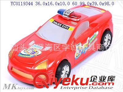 10元店產(chǎn)品 供應(yīng)最熱銷兒童玩具地攤熱賣實色慣性警車 紅藍白混裝