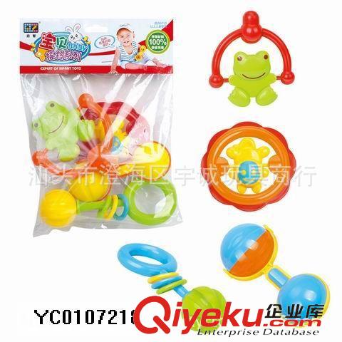 嬰兒玩具 供應(yīng)最熱銷兒童玩具廠價直銷嬰兒益智趣味4件嬰兒搖鈴原始圖片3