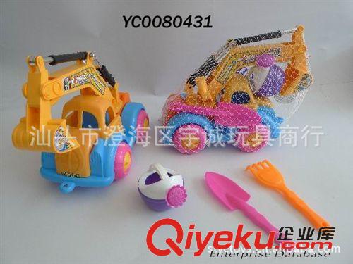 夏天系列 供應(yīng)最熱銷兒童玩具夏天地攤熱賣4件莊沙灘工程車原始圖片3