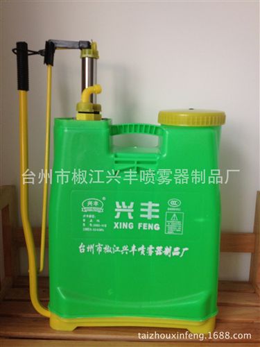 16L手動噴霧器 供應背負式手動噴霧器 農用噴霧器 塑料噴霧器亮光桶 雙管16L