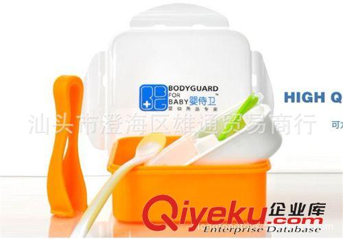 嬰待衛(wèi)嬰兒用品 母嬰用品代發(fā) zp寶寶喂食研磨器餐具盒套裝 便攜式餐具批發(fā)原始圖片3