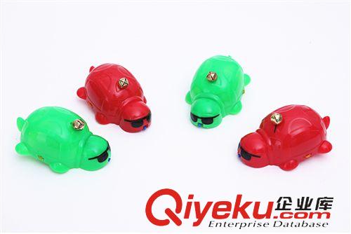 上鏈小玩具 廠家熱銷　拉線發(fā)光小烏龜　兒童玩具　地攤玩具批發(fā)原始圖片2