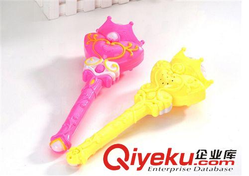 發(fā)光玩具 熱劇爸爸去哪兒　芭啦啦七彩投影蓮花魔法棒　兒童過家家玩具原始圖片2