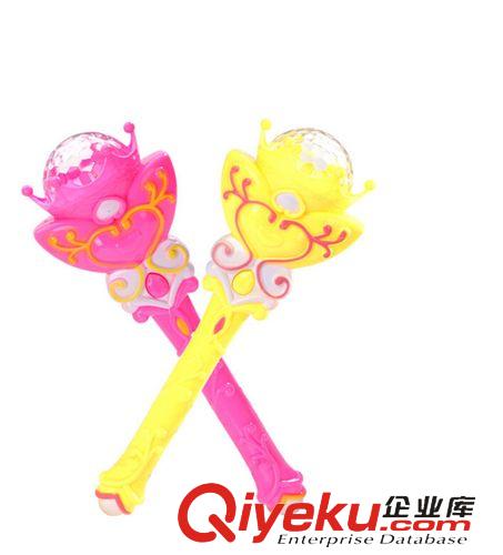發(fā)光玩具 熱劇爸爸去哪兒　芭啦啦七彩投影蓮花魔法棒　兒童過家家玩具原始圖片3
