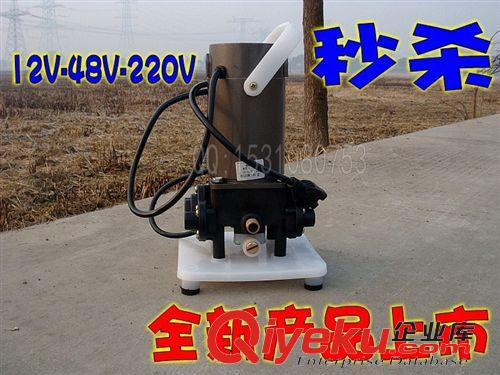 園林機(jī)械/配件 12V48V220V直流高壓電動(dòng)噴霧器/自吸打藥水泵/農(nóng)用灌溉園林高壓泵原始圖片2