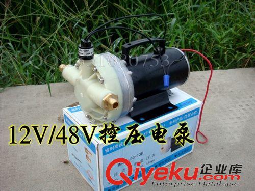 園林機械/配件 12V48V高壓農(nóng)用電動噴霧器園林抽水灌溉5缸高壓隔膜水泵