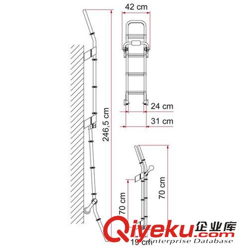 房車(chē)爬梯 【房車(chē)配件】房車(chē)爬梯