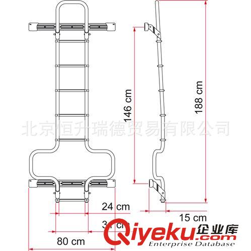 房車爬梯 9904827 高品質(zhì)外墻房車爬梯