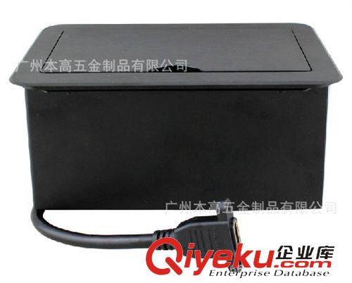 滑蓋式鋁合金桌面插座 DL-0416 滑蓋式鋁合金桌面插座/多媒體會議室插座HDMI高清接口原始圖片2