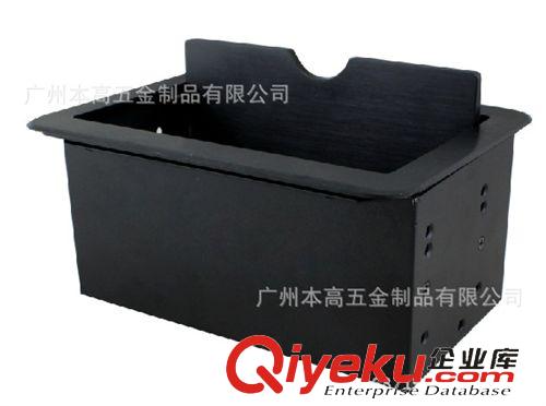 滑蓋式鋁合金桌面插座 本高DL-0413 滑蓋式鋁合金桌面插座/多媒體會議室桌面信息盒原始圖片2