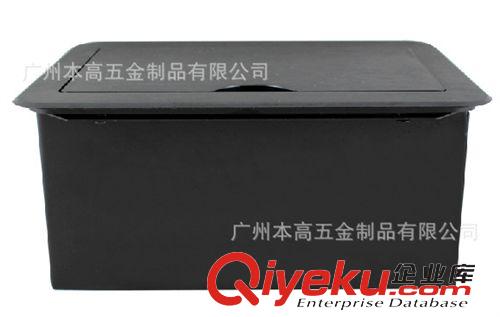 滑蓋式鋁合金桌面插座 本高DL-0413 滑蓋式鋁合金桌面插座/多媒體會議室桌面信息盒原始圖片3