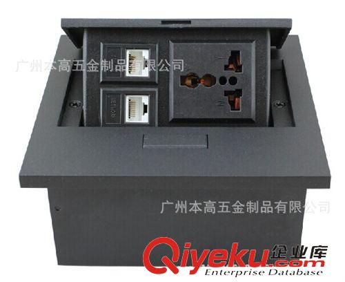 彈起式桌面插座系列 廠家直銷(xiāo)K201高級(jí)桌面插座/桌面隱藏接線面板/桌面信息插座原始圖片2