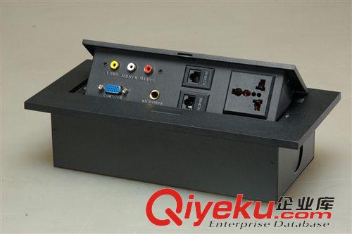 彈起式桌面插座系列 廠家直銷K211 桌面插座/多功能桌面插座/隱藏式接線面板/臺面插座原始圖片2