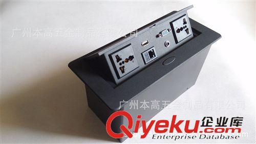 （免焊線）彈起式桌面插座系列 K500F 直通式彈起桌面插座/多媒體桌面插座廠家直銷原始圖片2