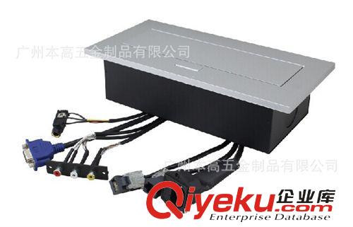（免焊線）彈起式桌面插座系列 K211J 多功能直通式（免焊線）桌面插座/桌面線盒/桌面多媒體插座原始圖片2