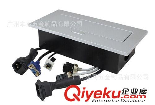 （免焊線）彈起式桌面插座系列 K210J 多媒桌面插座/多功能桌面插座/會議室桌面接線盒原始圖片2