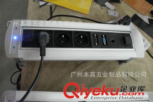 手動/電動桌面插座系列 本高-法標(biāo)電動桌面插座/電動翻轉(zhuǎn)桌面插座帶HDMI高清,網(wǎng)絡(luò)原始圖片3