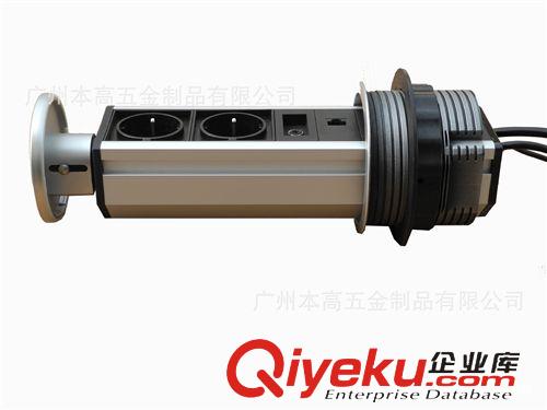 手動/電動桌面插座系列 本高-歐標桌面插座廚房專用提拉式插座隱藏式提拉插座原始圖片2