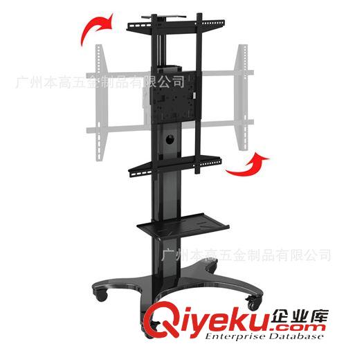NB品牌電視支架 NBzpAVG-1500-60-1P(黑色)液晶電視推車電視移動(dòng)支架40-60寸原始圖片2