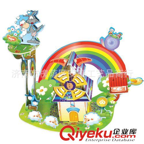 9月新品 批發(fā)供應(yīng)  調(diào)皮猴子拼圖 動(dòng)漫立體拼圖