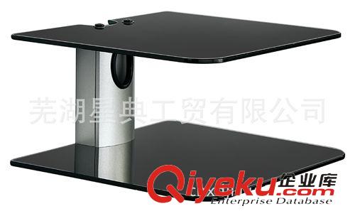 玻璃臺(tái)架系列 DVD架機(jī)頂盒架鋁質(zhì)DVD架墻掛式DVD架電視機(jī)DVD一體架原始圖片2