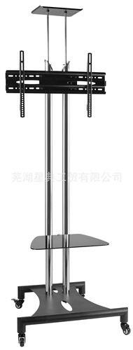 視頻落地推車支架系列 鐵質(zhì)底座萬向移動式落地移動電視架視頻會議移動推車觸控一體機架原始圖片2