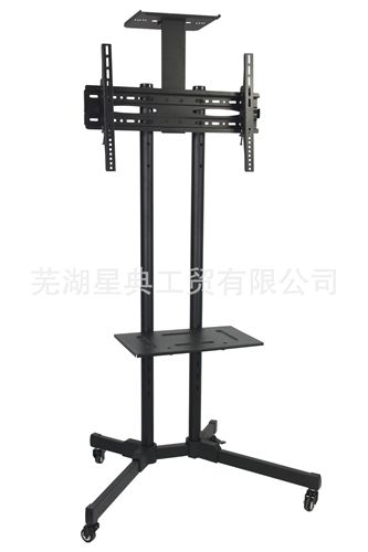 電子白板支架系列 32-65寸鐵質落地式萬向移動電視架視頻會議移動推車觸控一體架