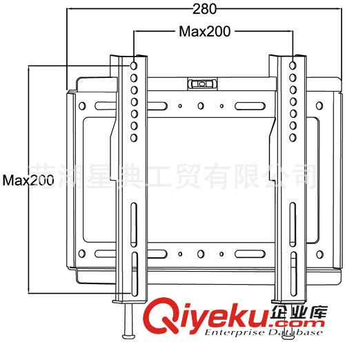 電視機架,電視架 14-32寸超薄電視件廠家促銷三星夏普長虹等多功能通用液晶電視架原始圖片2