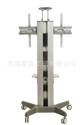 視頻會議移動推車 32-80寸鋁質(zhì)超大承重視頻會議移動推車教育視頻移動電視機掛架