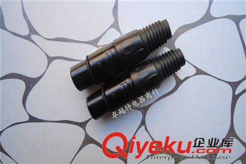 普通卡龍插頭 廠家直銷黑永生卡龍J，話筒卡龍頭，功放調(diào)音臺插頭，永生黑卡龍?jiān)紙D片2