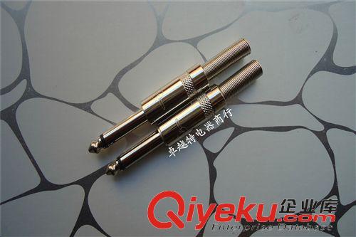 6.5插頭 廠家直銷小金6.5，話筒插頭，調音臺功放插頭，電子琴，音箱插頭原始圖片3