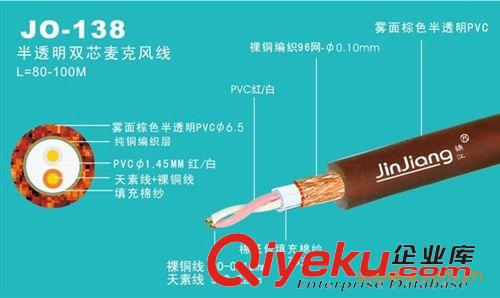 錦江話筒線音響線 廠家直銷JO-139錦江工程抗拉耐磨話筒線，工程麥克風(fēng)線，卡拉OK線