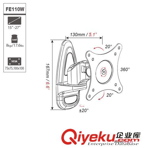 外貿(mào)系列 液晶電視機(jī)支架廠家  LCD/LED電視壁掛架 15-27寸電視掛架批發(fā)原始圖片3