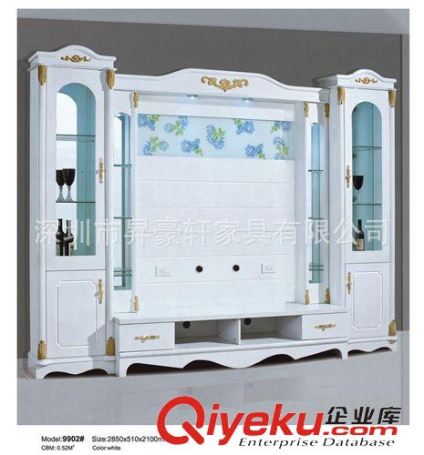 組合柜 新款 2.85米 歐式家具 組合電視柜 電視柜 歐式電視柜 9902# 批發(fā)