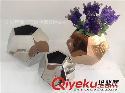金屬工藝品 【花瓶】配對花瓶 純手工制作 鏡面不銹鋼工藝品 gd大氣上檔次