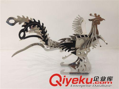 金屬工藝品 【特賣】鐵質鳳凰 純手工制作 鏡面不銹鋼工藝品 【5件起免郵】原始圖片2
